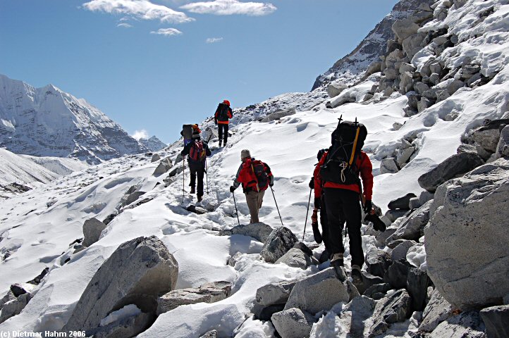 Wandern im Schnee